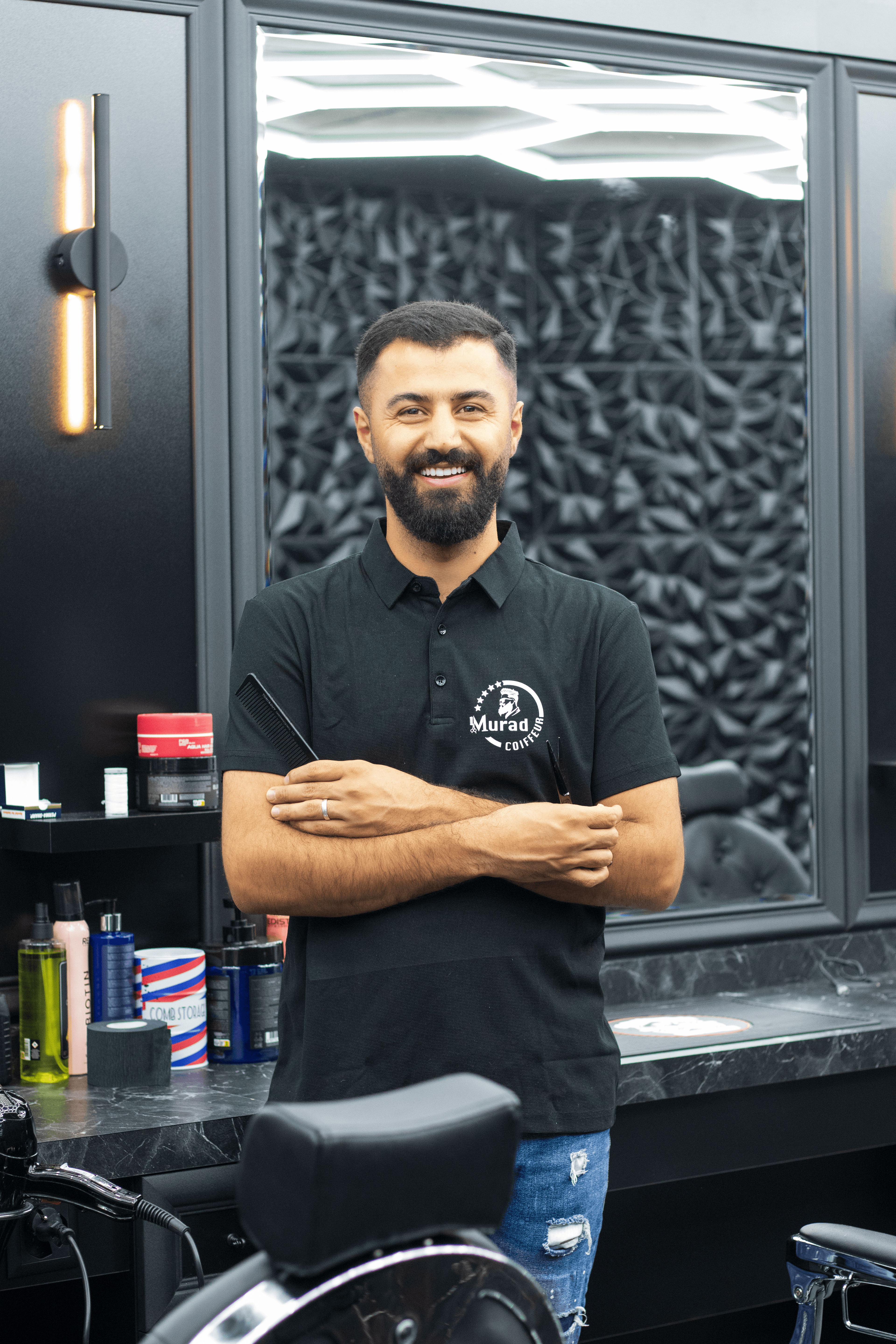 Murad Portrait – Barbershop Winterthur