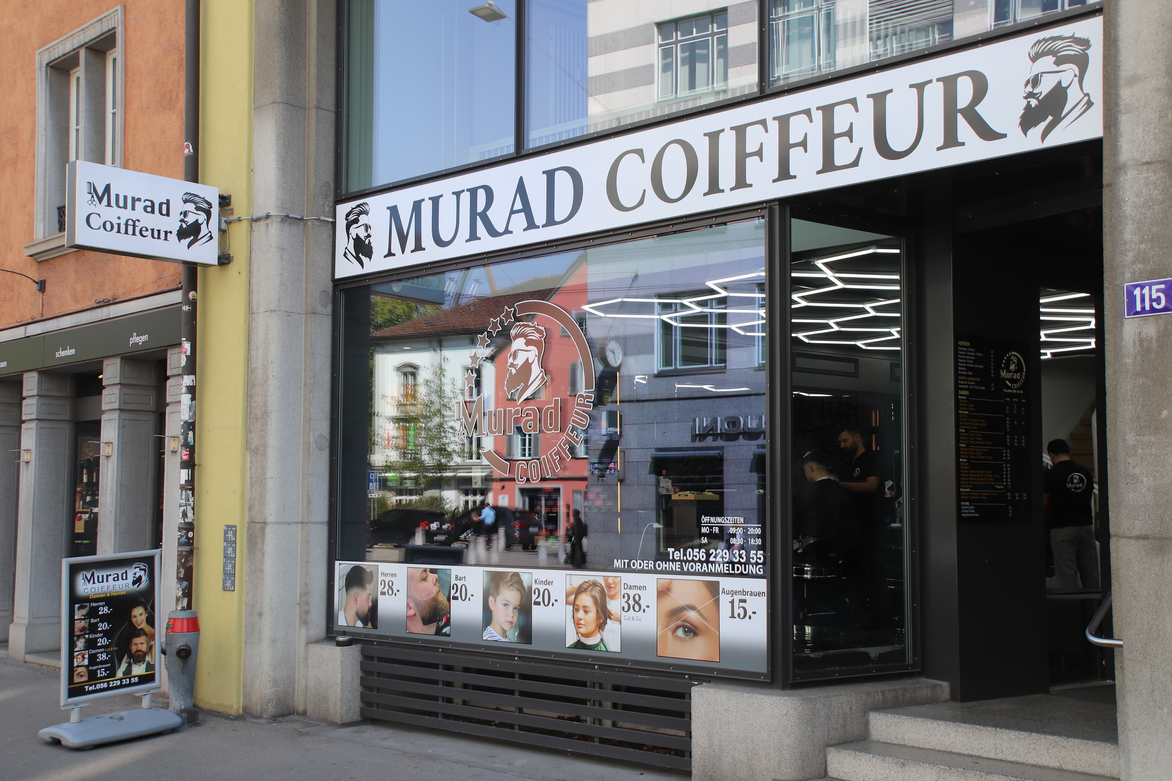 Murad Coiffeur Barbershop Winterthur – Aussenansicht