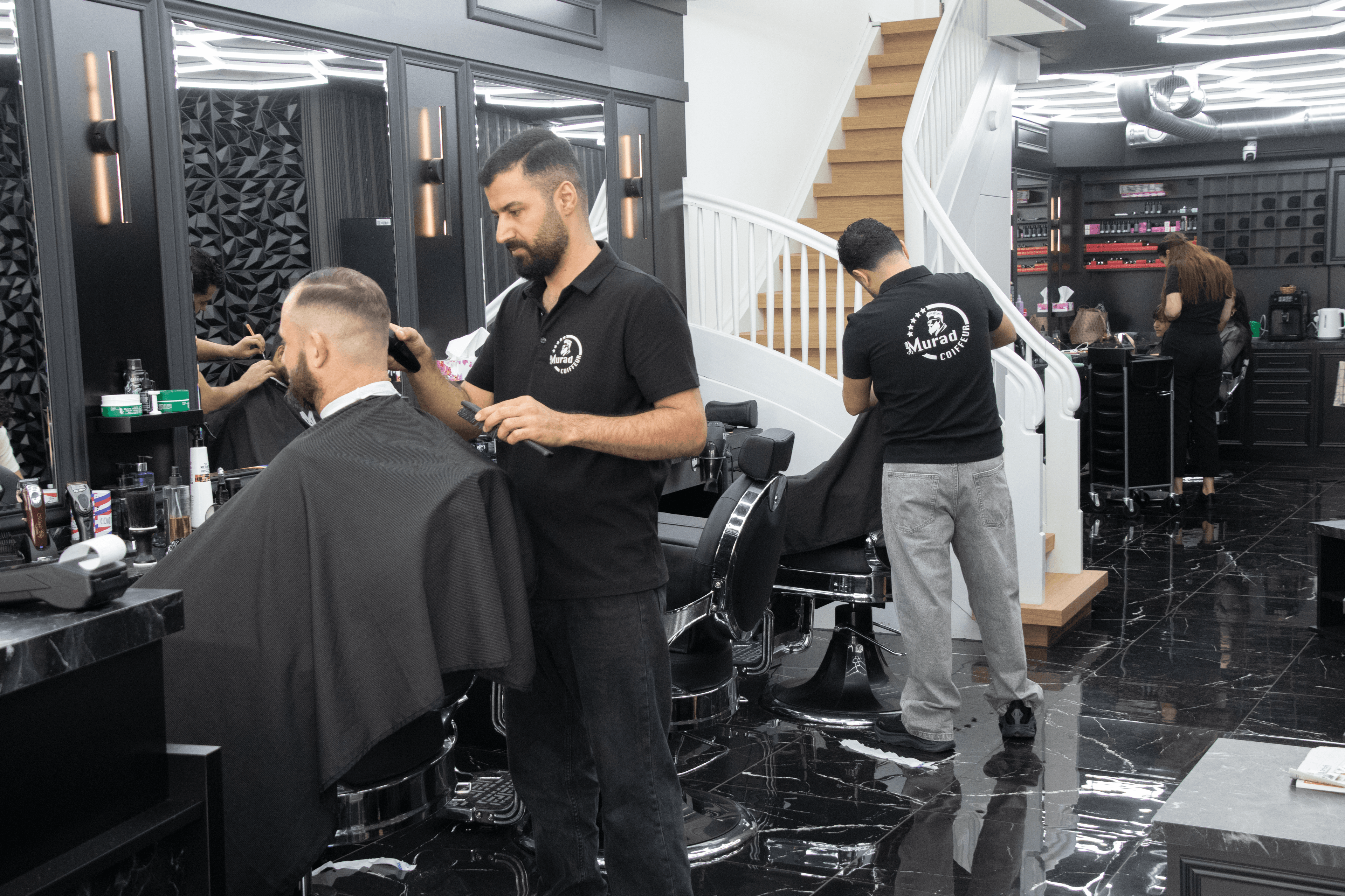Murad beim Haarschnitt im Barbershop Winterthur